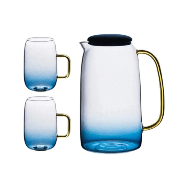 Heat Resistant Borosilicate Glass Water Pitcher - Image 2