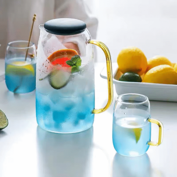 Heat Resistant Borosilicate Glass Water Pitcher - Image 5