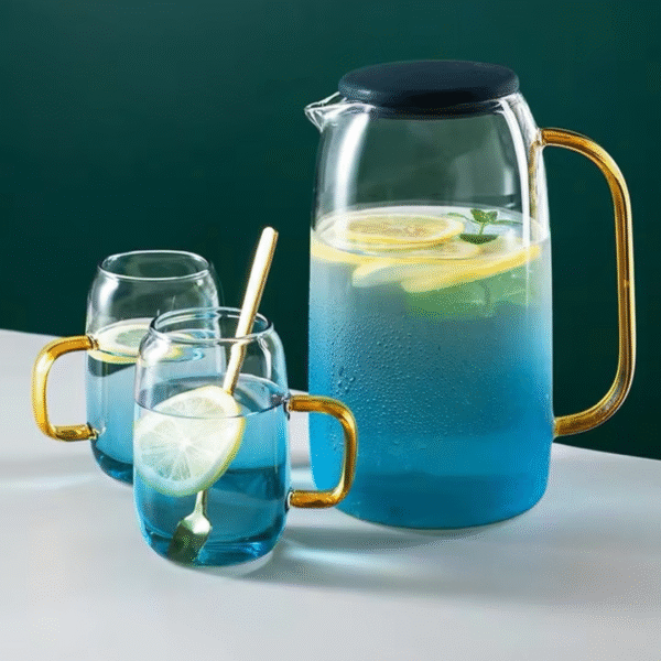 Heat Resistant Borosilicate Glass Water Pitcher - Image 6