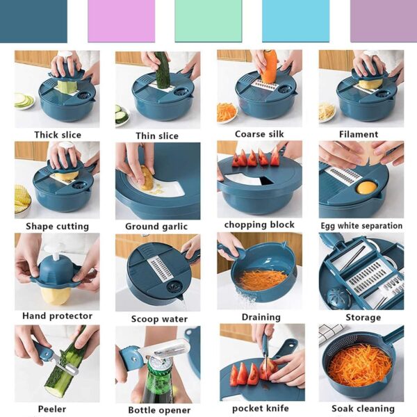 12-in-1 Vegetable Cutter - Image 5