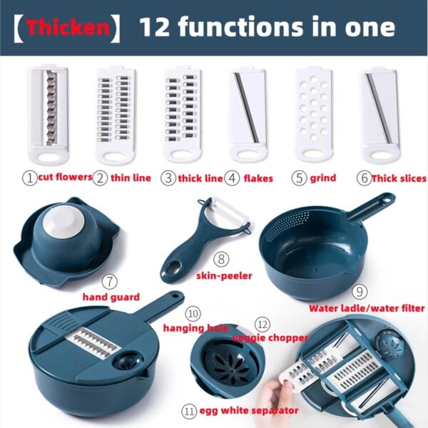 12-in-1 Vegetable Cutter - Image 3