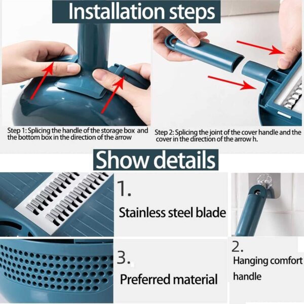 12-in-1 Vegetable Cutter - Image 4