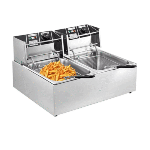 Electric Commercial Double Deep Fryer 12L