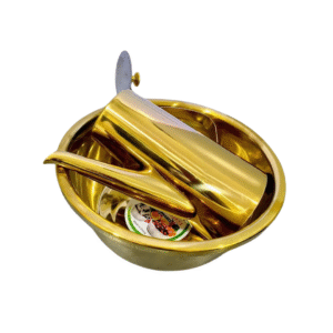 Royal Golden Wash Basin and Jug Set