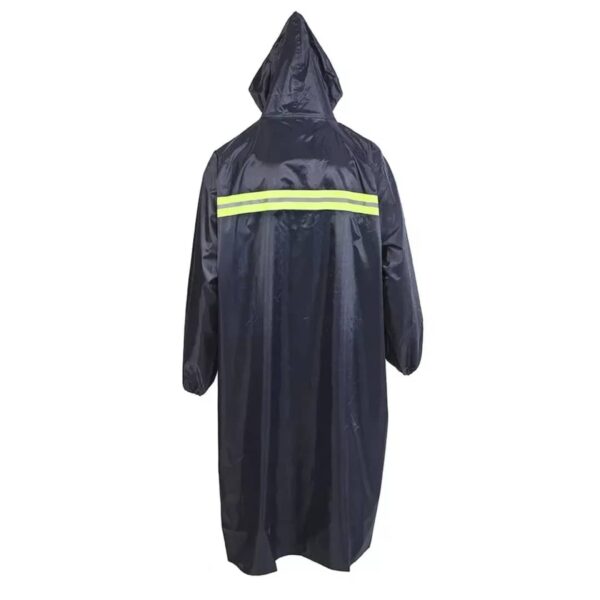 Waterproof Long Raincoat with Hood - Image 2