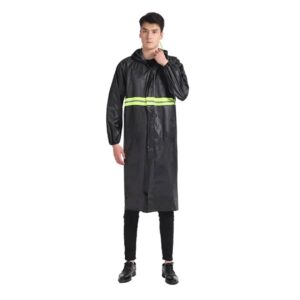 Waterproof Long Raincoat with Hood